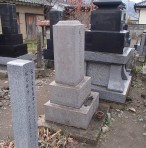 長野市　墓石掃除
